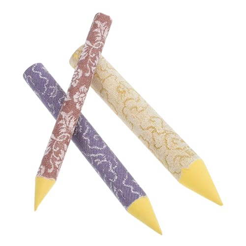 VILLCASE 3-Piece Sketch Wipes Brush Set for Card Making Blending Stumps Sharpener for Drawing Paper Pen for Sketching Erasers