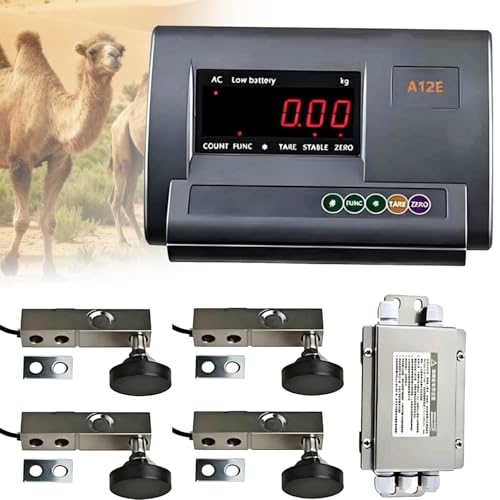 Plate-forme cellule charge bétail pour peser facilement les porcs et chèvres à la ferme