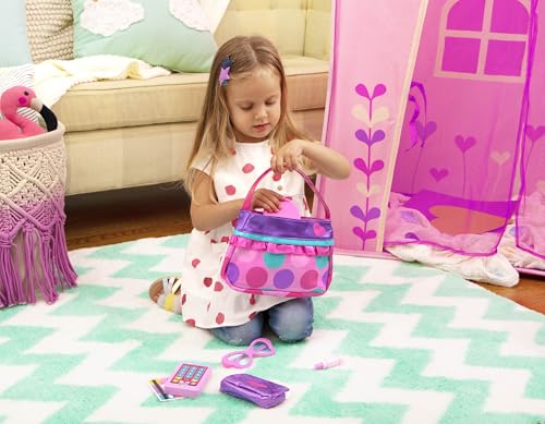 Image of Battat Toy Purse, Play Circle Princess Purse Set, Dress-Up Play, Playset