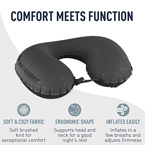 Sea-to-Summit-Aeros-Ultralight-Traveller-Neck-Pillow-Full-Neck-Support-Tiny-Packed-Size-Soft-Comfortable-Stretch-20D-Polyester-Face-Fabric-For-Airplane-Travel-Aqua-Blue-70g