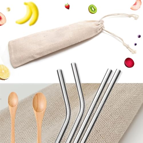 20 Bolsas Portátiles de Algodón y Lino para Pitillos miniatura 5