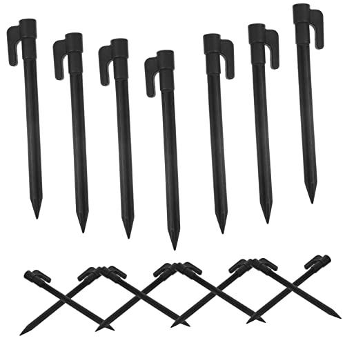 KESYOO 30Pcs Outdoor Tent Stakes Durable Pegs for Camping Windproof Ground Anchors for Tents Awnings and for Lawn Decorations and Inflatable