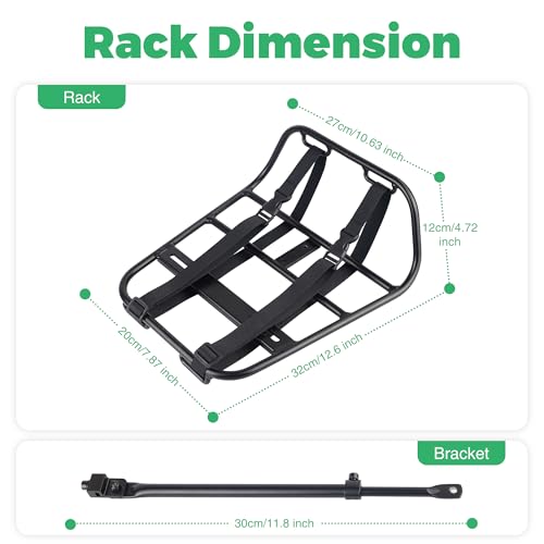 MEGHNA Lightweight Aluminium Front Rack
