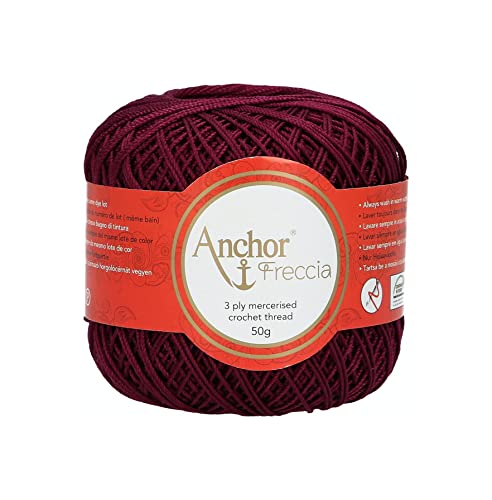 Anchor 4771006 00072 Yarn, Cotton, Red
