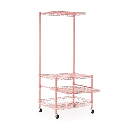 Image of DormCo Suprima Portable Mini Fridge Organizer - Pink