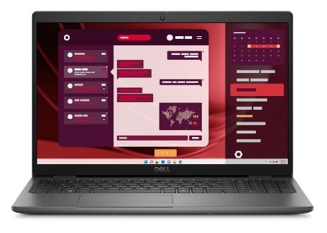 Dell Latitude 3550 Ai Laptop 13th Gen Intel® i5-1335U 16GB 256GB 15.6" FHD Win 11 Pro English International Keyboard. (Renewed)