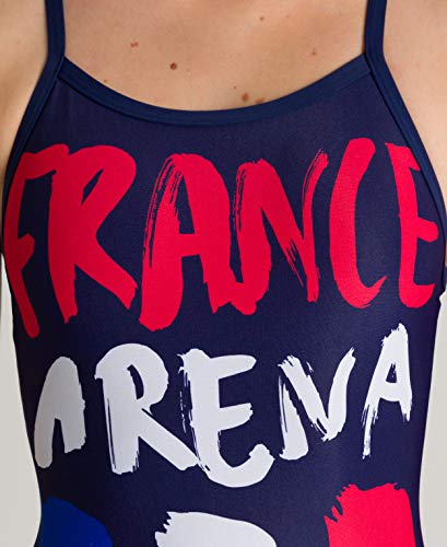 Image of Arena Women's Standard Country Flags Light Drop Back MaxLife One Piece Swimsuit