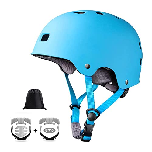XiaoJinLong スポーツヘルメット 自転車ヘルメット 保護用ヘルメット 運動 CPSC安全規格 12つ通気穴 3D保護クッション 置換クッションおまけ 取り出し可能 洗濯可能 全方位調整アジャスター スケートボード アイススケート サイクル 子供大