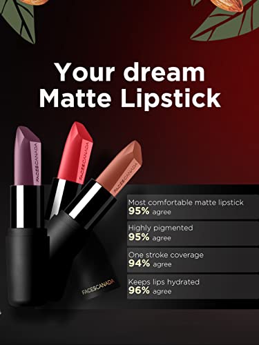 Image of Faces Canada Weightless Matte Lipstick 4 g Alluring Pink 18 (Pink)