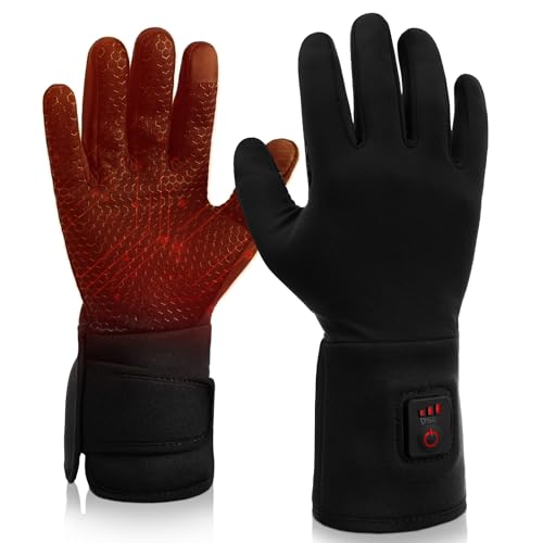 ActionHeat 5V Rechargeable Heated Glove Liners for Men, Battery Heated