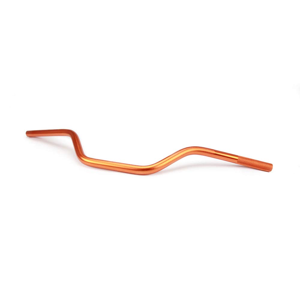 Guidon Moto 22mm 7/8" Aluminium Universel Pièce de Rechange VTT Orange | Alliage d'Aluminium, Tube Tracker, Pièce de Rechange Universelle, Usage VTT Moto de Rue Motocross, 22 mm, Prise en Main