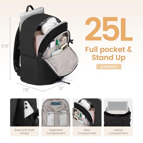 LOVEVOOK Mens Laptop Commuter Backpack