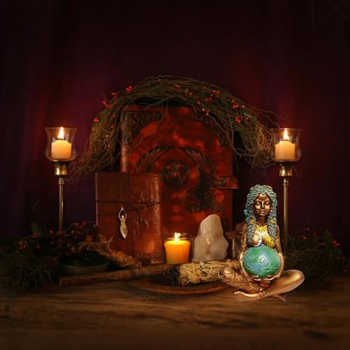 Homnova Mother Earth Statue, Fertility Nature Gaia Goddess Statue thumb #5