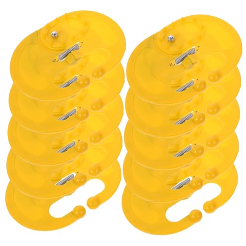 GALPADA 10pcs Cattle Weaning Nose Ring for Cows Calves Plastic Weaner Tool Livestock Supplies