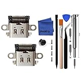 iParto 交換用タイプCポート 2個パック Nintendo Switch Lite USB C充電ポート充電器ソケットコネクター 交換修理キットアクセサリー NS Lite HDH-001用