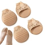 【Atmungsaktivität und Tragekomfort】Diese unsichtbaren Ballenpolster sind aus hochwertigen, atmungsaktiven Stoffen gefertigt. Diese Materialien können Feuchtigkeit effektiv ableiten, was dazu beiträgt, dass Ihre Füße während des Tragens trocken und frisch bleiben. Sowohl an heißen Sommertagen als auch bei langen Arbeitsstunden wird Ihnen ein angenehmes Tragegefühl geboten. Die Füße können also besser “atmen”, was die Wahrscheinlichkeit von unangenehmen Gerüchen und Überhitzung verringert.