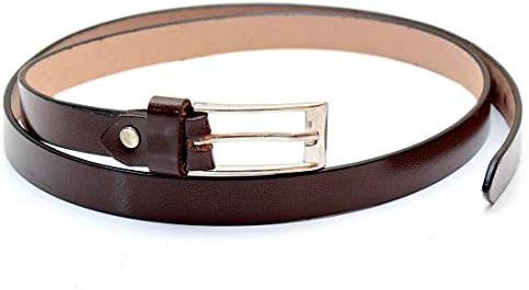Ladies Women Genuine Leather Dress Belt Black Brown image 4