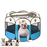 Beccucciolo pieghevole per cuccioli, box per interni, box per cani pop-up, recinto portatile per animali domestici, becco per cani per interni, conigli, gatti, per gatti, conigli 73 x 73 x 43 cm