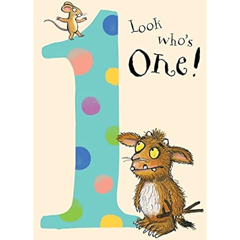 The Gruffalo Age 1 Birthday Card Cover