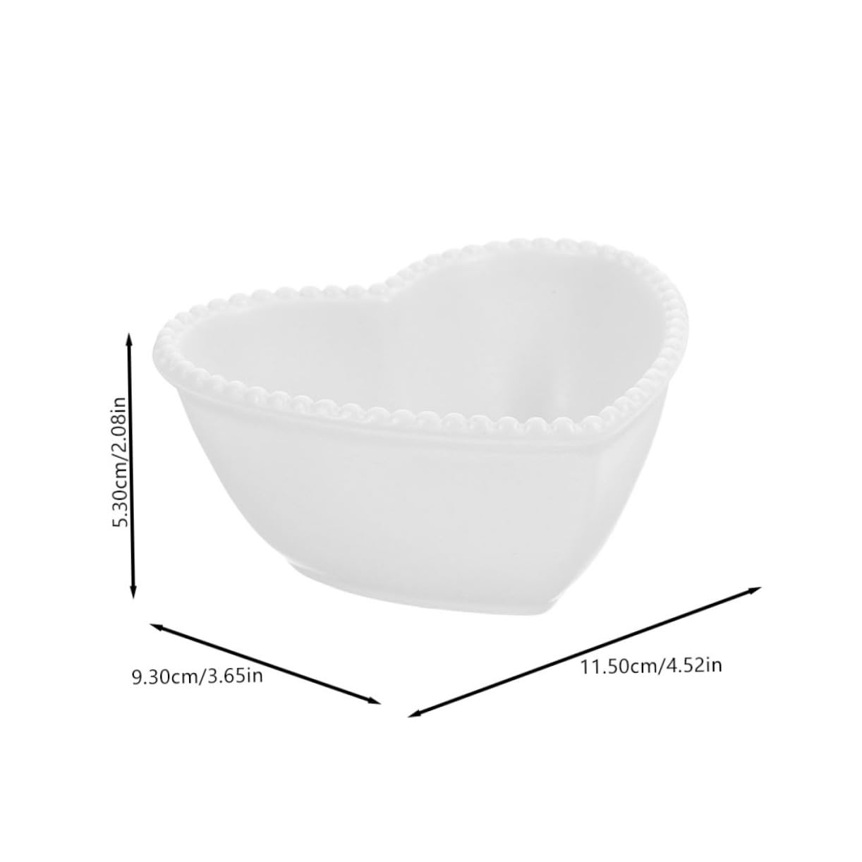 szt. Miska na sałatkę w kształcie serca Miska na owoce Pojemniki w kształcie serca Miski deserowe Sztućce Miska Kuchenna miska ceramiczna Miska w kształcie serca Różowa ceramika Miłość Dziecko Miska