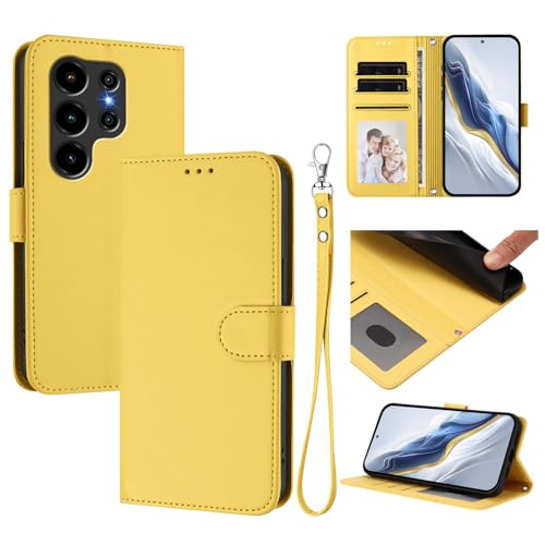 �X�}�z�P�[�X �Ή��@�� for Blackview Wave 10 �X�}�z�P�[�X�y�J�[�h�z���_�[�E�E�H���b�g�E�}�O�l�b�g�o�b�N���E�t���b�v�E�X�^���h�@�\�t���zYellow