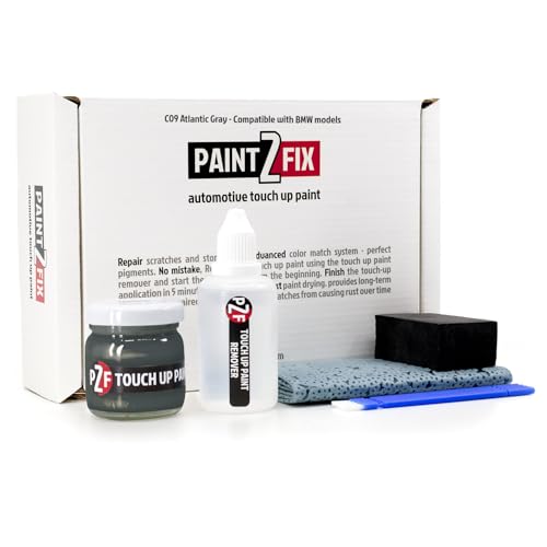 C09 Atlantic Gray | Atlantic Grau Touch-Up Paint & Scratch Repair Kit for BMW Models - 0.84 fl oz (25ml)
