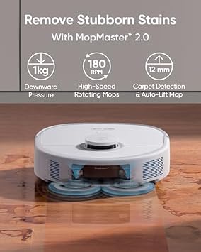 eufy X10 Pro Omni Robot Vacuum White + Replacement Parts Kit