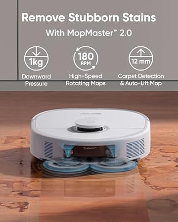 eufy X10 Pro Omni Robot Vacuum White + Replacement Parts Kit