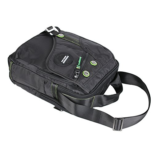 Messenger Bag For Men, Innturt Canvas Shoulder Bag For Men - Crossbody Bag Pack For Men Black #TOP5