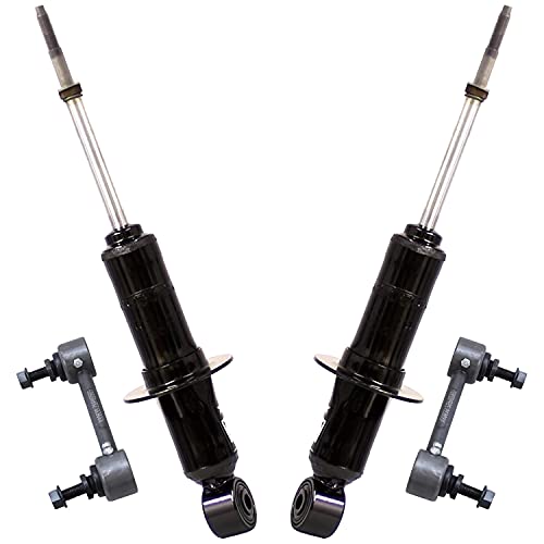Image of Detroit Axle - 2WD Front Shocks Kit for 2004-2012 Chevy Colorado GMC Canyon, 2006 Isuzu i-280, 2007 i-290, 2 Shock Absorbers Assembly 2 Sway Bar Links Replacement - 4pc Set
