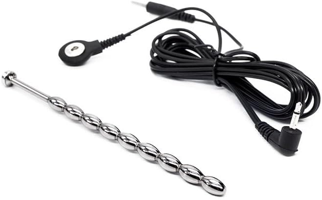 Anal Butt Plug Safety Metal Anal Butt Plug Electric Shock Metal Butt Plug Electro Stimulation Sex Toy with Crystal Diamond Beginner Anal Toy for Adult Unisex Fetish Gifts for Women