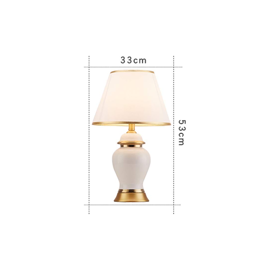 Lampka nocna Ceramiczna lampa biurkowa E27 Lampa stołowa Lampa biurkowa, Lampka nocna do sypialni Energooszczędna lampka do czytania