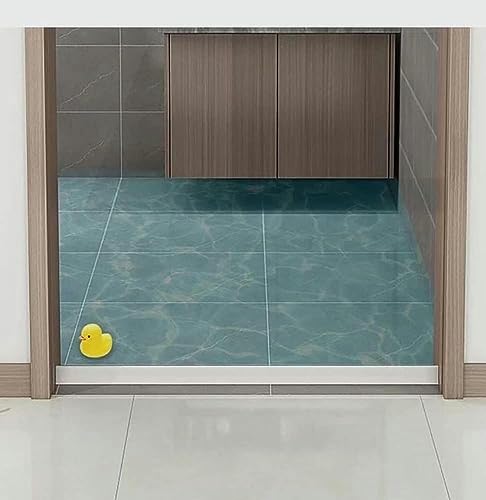 Bande de retenue d'eau en silicone avec barrière de douche pliable hautement étanche