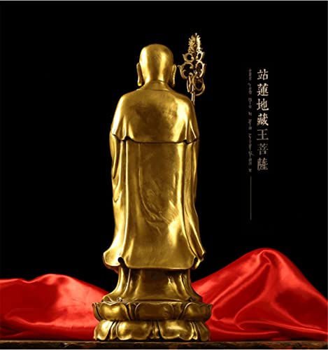 Estatua de Ksitigarbha Bodhisattva de Cobre miniatura 6