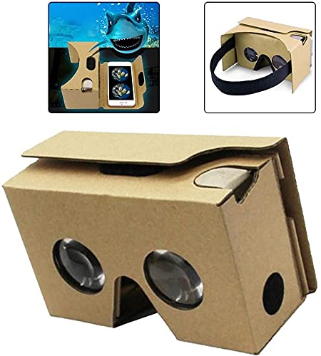U-M VRゴーグル段ボール3Dバーチャルリアリティメガネボックススマートフォン用DIYVRビューアカーキ の商品画像 2