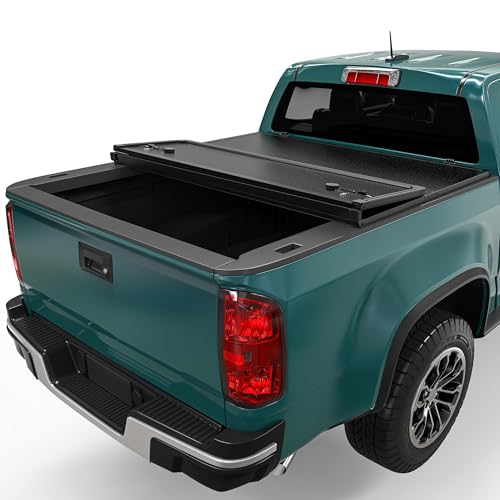 FRP Hard Tri-Fold Truck Bed Tonneau Cover Fit for Chevy