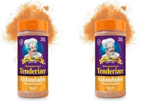 Chef Merito Seasoned Tenderizer 14 oz | Perfect for Beef, Pork & Poultry | Tenderizes & Enhances Flavor | Authentic Latin Flavor Since 1985 (Pack of 2) image 4