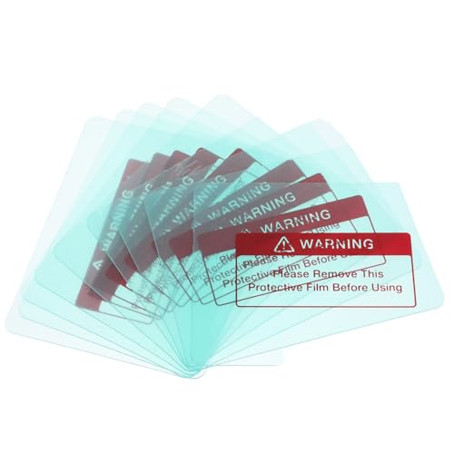 ULTECHNOVO 10 Por máscara de soldadura casco de soldadura lente de soldadura transparente gafas de soldar gafas lente de campana de soldadura ordenador personal