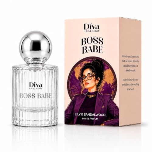 Image of Just Herbs Diva Boss Babe Eau De Parfum 30ml | Premium Women's Perfume