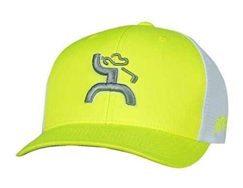 Hooey Hat 'Trap' Golf Hat-Neon Green 