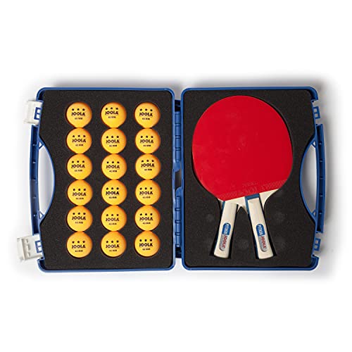 JOOLA Competition Table Tennis Tour Case with Two Python Rackets