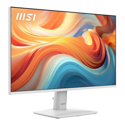 Image of MSI PRO MP251W E14A 24.5-inch IPS 1920 x 1080 (FHD) Computer Monitor, 144Hz, AMD FreeSync, HDR Ready, HDMI, VGA Port, Display Port, VESA,1ms, White