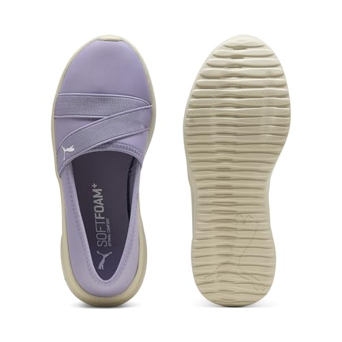 Image of Puma Women's Adelina 2 Trainers Ballet Flats, Purple Luster Puma White, 9.5 US