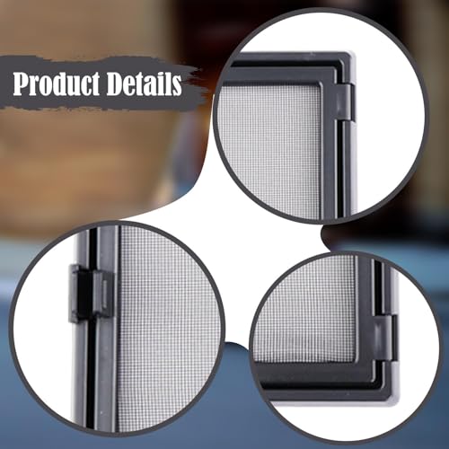 Image of Window Screen Mesh Home Office with Mount Hardware Tool Magnetic Flap System Style C | Home & Garden | Home Improvement | Building & Hardware
