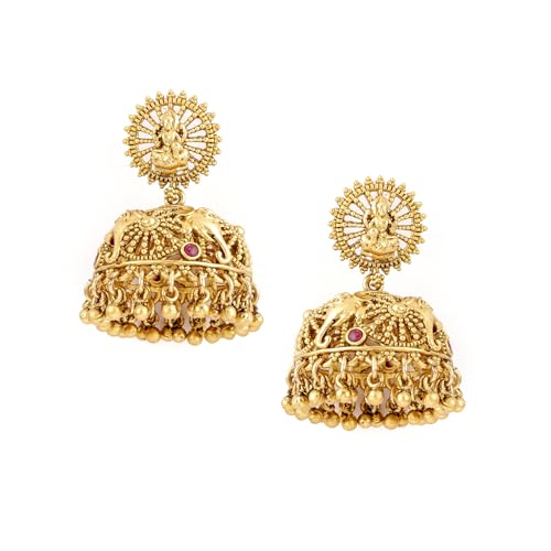 See full amazon price history chart for Rubans Gold-Plated Divine Temple Dome Jhumka Earrings For Women Rubans Gold-Plated Divine Temple Dome Jhumka Earrings For Women (B0D741GS7H) Amazon Price History, Amazon Price Tracker