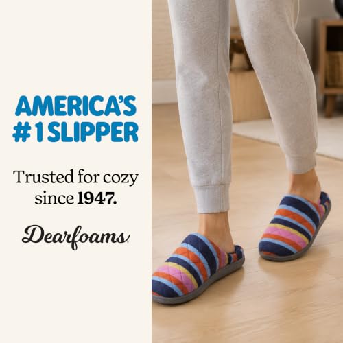 Image of Leslie Terry Clog House Shoes with Memory Foam, Indoor Slippers with Wide Widths