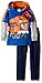 BoyzWear Boys' 2 Piece Hooded 2fer Look Interactive Fleece Set