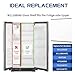 [Upgraded] W11188040 Refrigerator Fresh Food Glass Shelf (Upper) fit for Whirlpool/Maytag Refrigerators, Replaces W11135529, 4547258, AP6286990, PS12348757 (1 Pack)