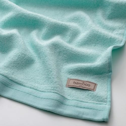 Image of Spread Spain Bamboo Towels for Bath, Towels for Bath Large Size, Bamboo Bath Towel High Absorbent & Soft, 360 GSM, 4pc Set Bath Towel for Men /Women