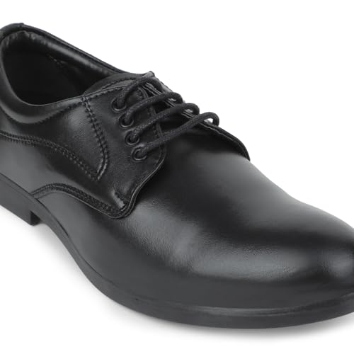 Image of Liberty Fortune Majestic 1 Formal Lacing Derby Shoes for Men with EVA Sole | Suitable for Wedding and Office Wear | Durable Lightweight and Cushioned Footbed | Shock Absorption